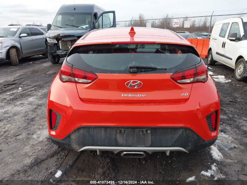 2019 Hyundai Veloster Premium VIN: KMHTG6AF6KU005046 Lot: 41073491