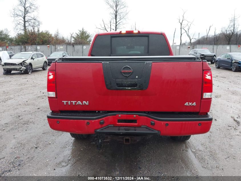 2008 Nissan Titan Pro-4X VIN: 1N6AA07C28N330154 Lot: 41073532