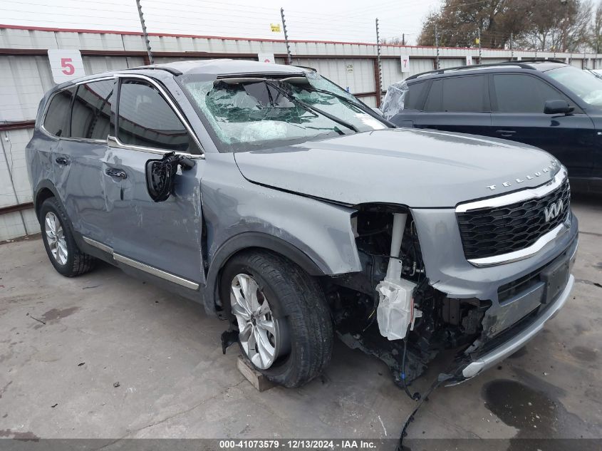 2022 Kia Telluride Lx VIN: 5XYP2DHC9NG319557 Lot: 41073579