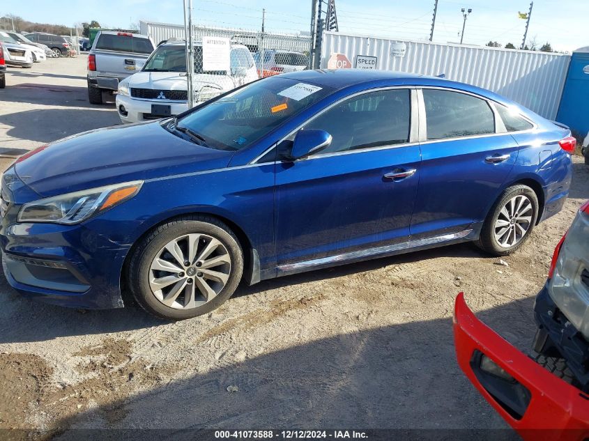 VIN 5NPE34AF8FH179410 2015 Hyundai Sonata, Sport no.14