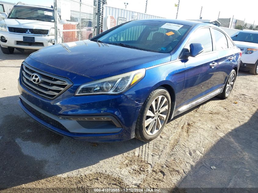 VIN 5NPE34AF8FH179410 2015 Hyundai Sonata, Sport no.2