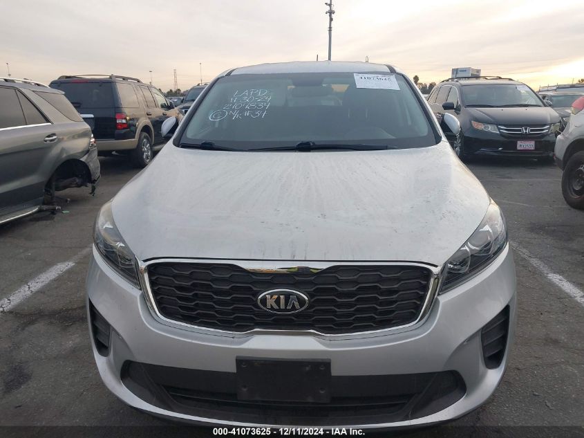 2019 Kia Sorento L/Lx VIN: 5XYPG4A35KG538622 Lot: 41073625