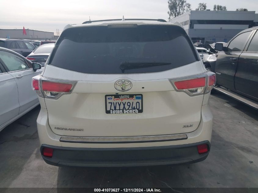 VIN 5TDKKRFH1GS176387 2016 Toyota Highlander, Xle V6 no.17