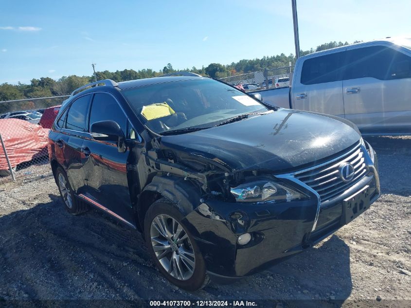 VIN JTJBC1BA1D2063076 2013 Lexus RX, 450H no.1