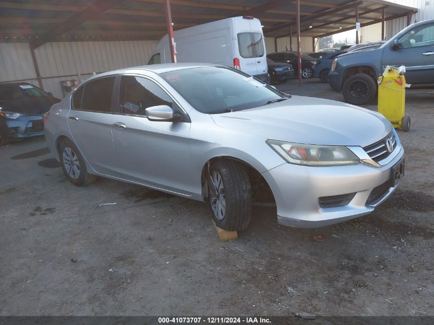 VIN 1HGCR2F38EA190276 2014 Honda Accord, LX no.1