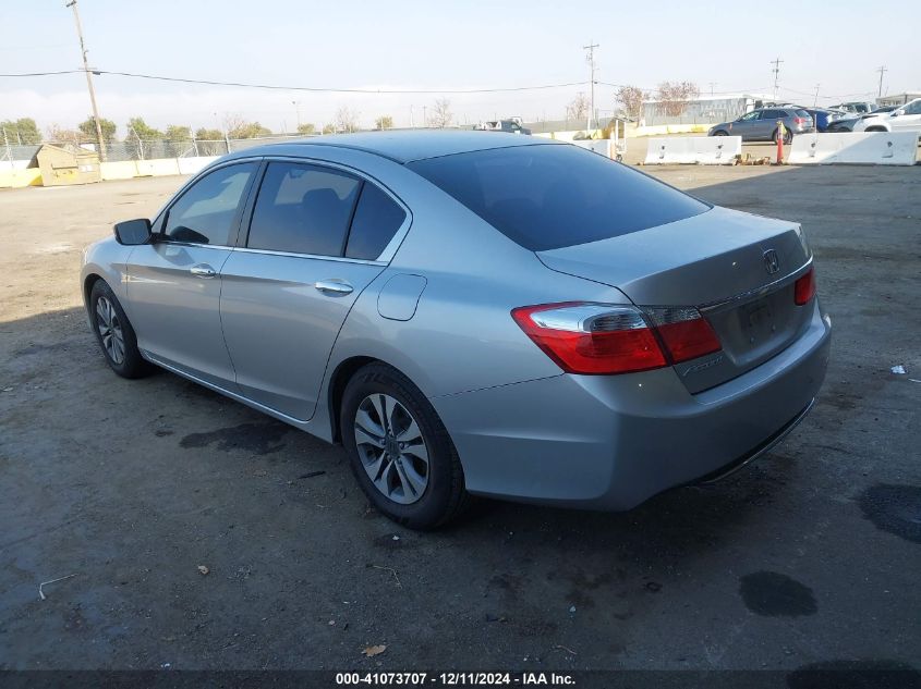 VIN 1HGCR2F38EA190276 2014 Honda Accord, LX no.3