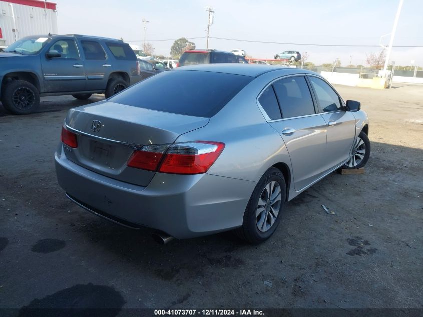 VIN 1HGCR2F38EA190276 2014 Honda Accord, LX no.4