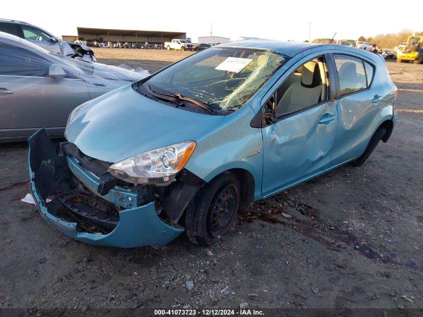 VIN JTDKDTB3XD1050412 2013 Toyota Prius, C One no.2