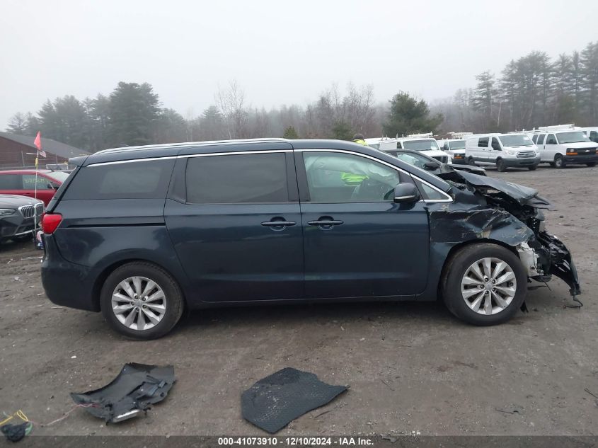 2017 Kia Sedona Ex VIN: KNDMC5C13H6272349 Lot: 41073910