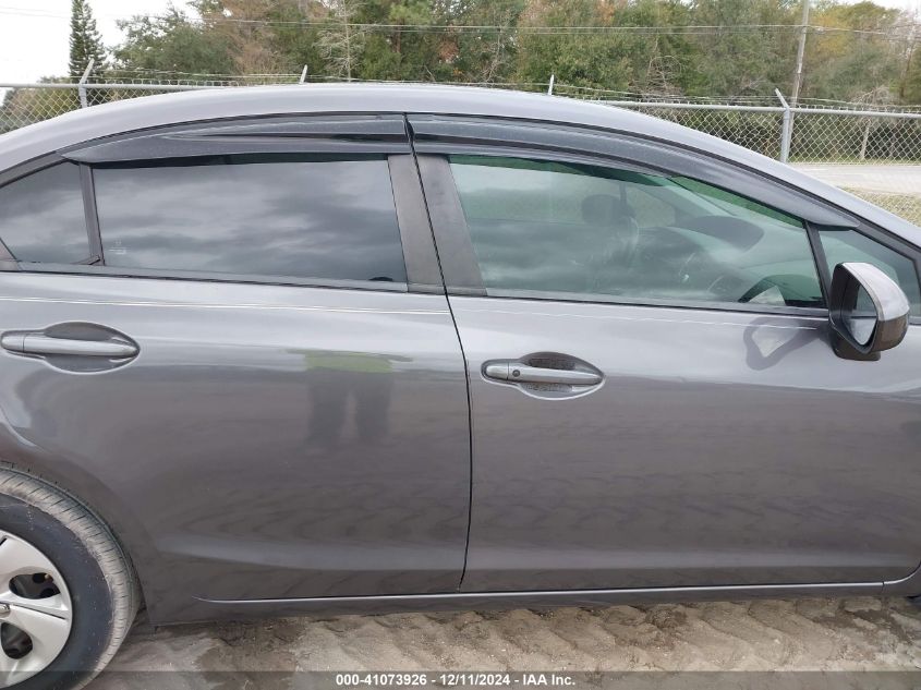 2014 Honda Civic Lx VIN: 19XFB2F55EE024568 Lot: 41073926