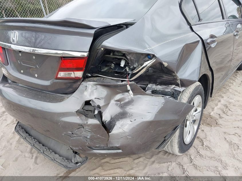 2014 Honda Civic Lx VIN: 19XFB2F55EE024568 Lot: 41073926