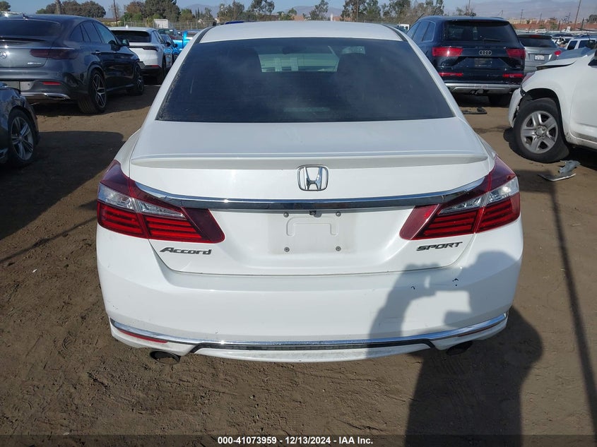 2016 HONDA ACCORD VIN: 1HGCR2F58GA220848