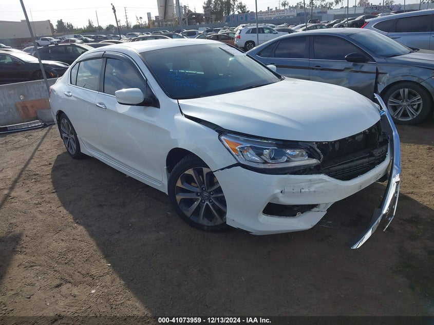2016 HONDA ACCORD VIN: 1HGCR2F58GA220848
