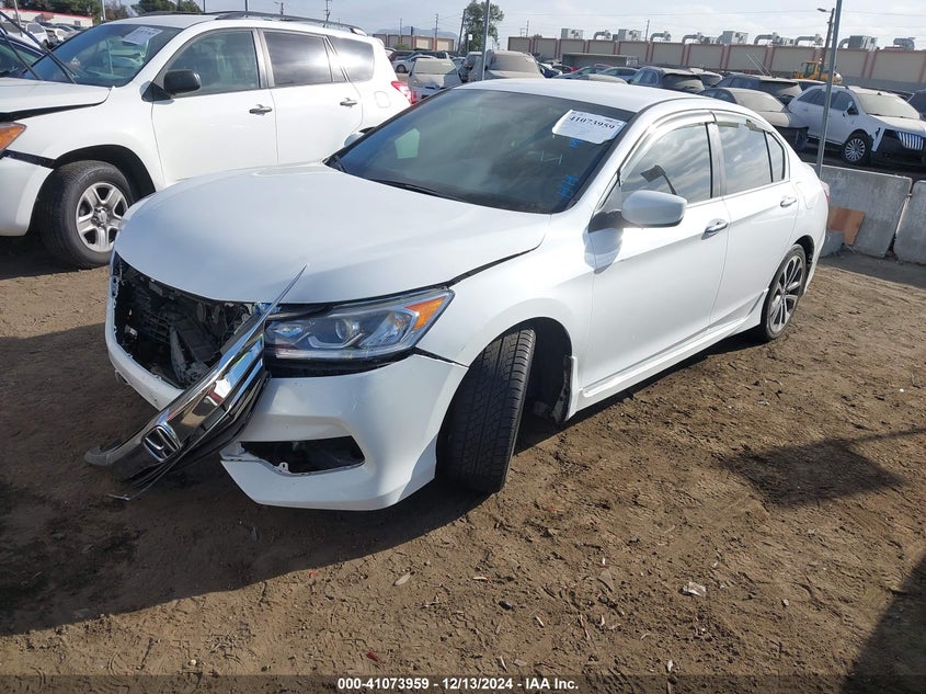 2016 HONDA ACCORD VIN: 1HGCR2F58GA220848