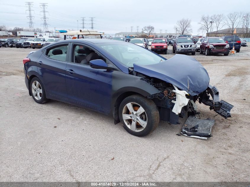 VIN 5NPDH4AE8DH306271 2013 HYUNDAI ELANTRA no.1