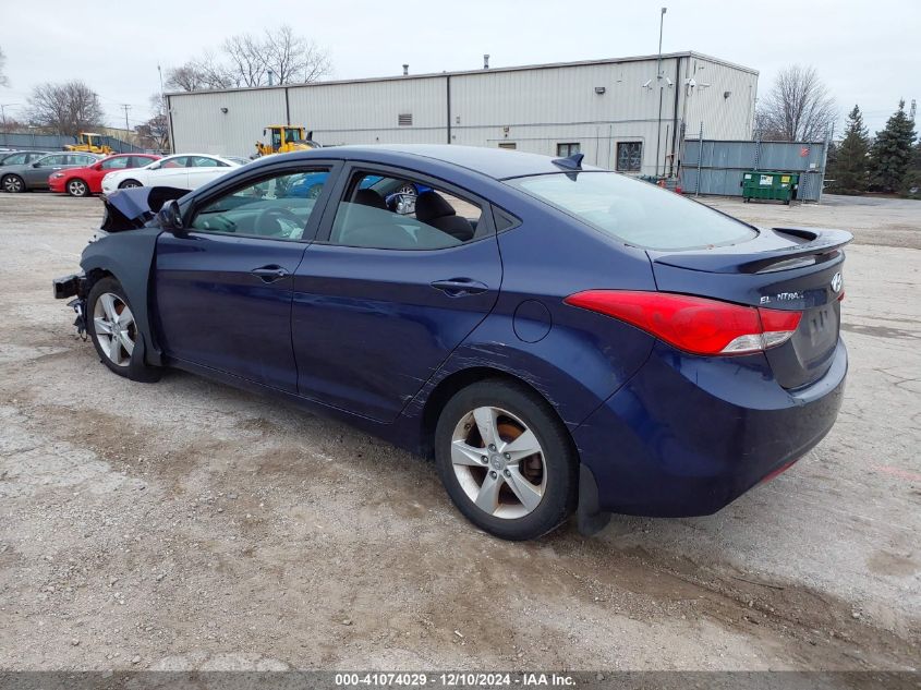 VIN 5NPDH4AE8DH306271 2013 HYUNDAI ELANTRA no.3