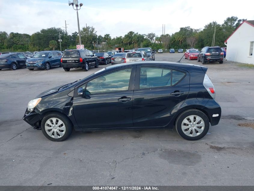 2012 Toyota Prius C One VIN: JTDKDTB35C1511112 Lot: 41074047