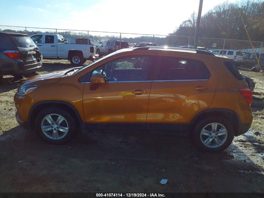 2017 Chevrolet Trax Lt VIN: 3GNCJLSB5HL134177 Lot: 41074114