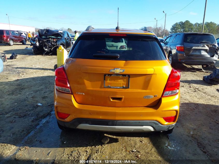 2017 Chevrolet Trax Lt VIN: 3GNCJLSB5HL134177 Lot: 41074114