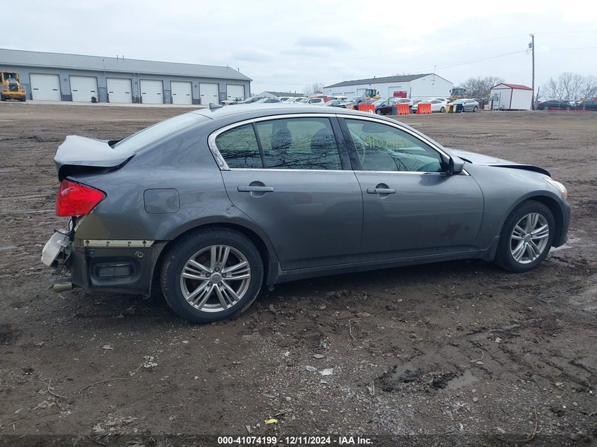 2011 INFINITI G37 VIN: JN1CV6AR7BM409352