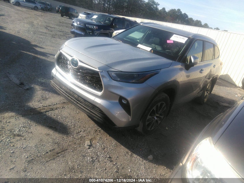Vin: 5tdkarah9rs535014, lot: 41564239, toyota highlander hybrid xle 20242
