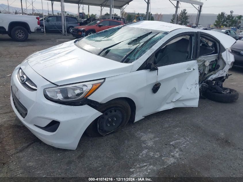 VIN KMHCT4AE8GU107673 2016 Hyundai Accent, SE no.2