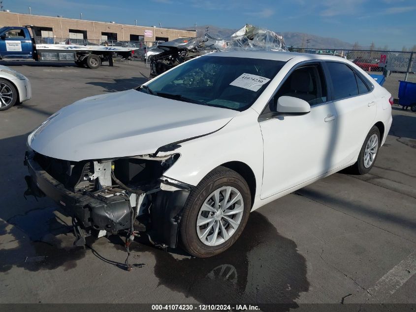 VIN 4T1BF1FK6HU303791 2017 Toyota Camry, LE no.2