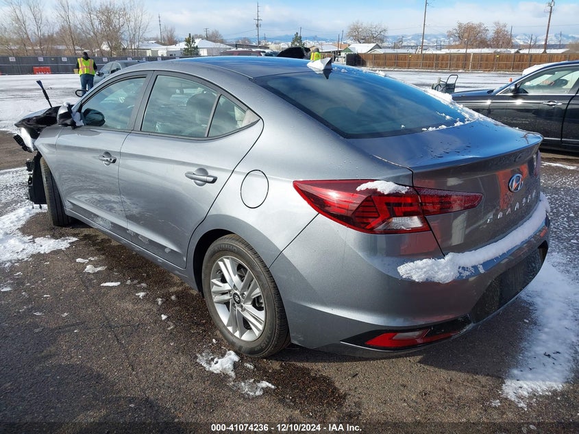 2019 HYUNDAI ELANTRA VIN: KMHD84LF5KU878287