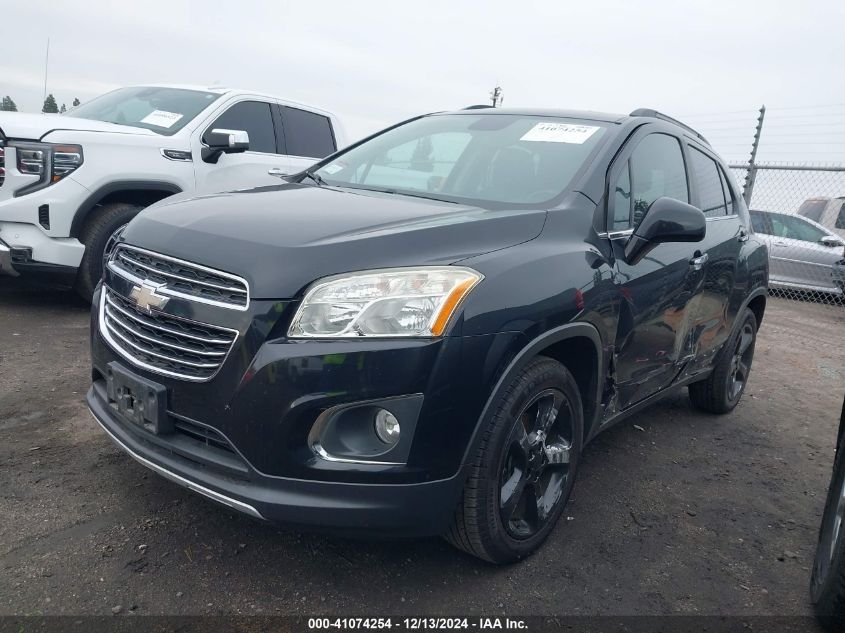 2015 Chevrolet Trax Ltz VIN: 3GNCJTSB4FL203289 Lot: 41074254