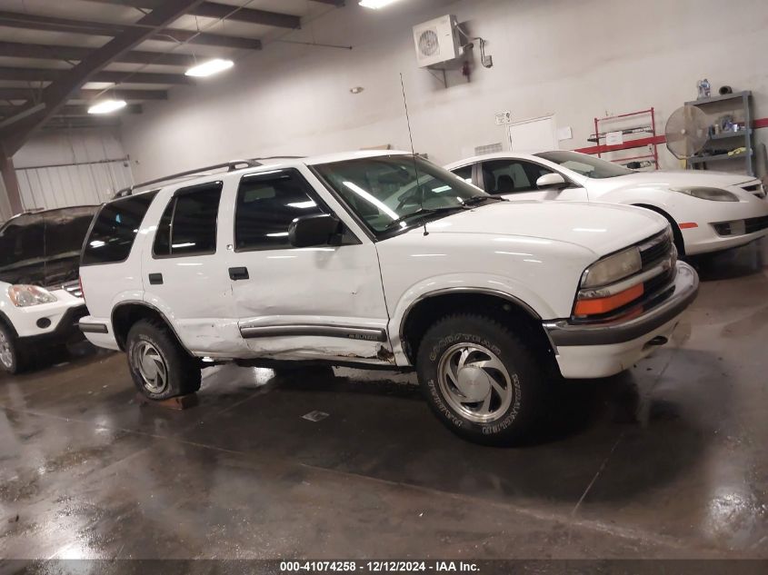 1999 Chevrolet Blazer Ls VIN: 1GNDT13W7X2177648 Lot: 41074258