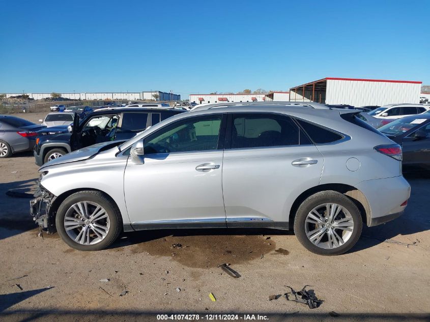 VIN 2T2BC1BA8FC003671 2015 LEXUS RX 450H no.14