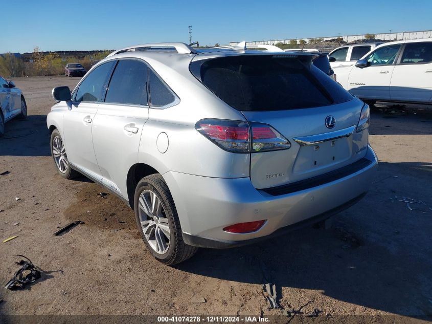 VIN 2T2BC1BA8FC003671 2015 LEXUS RX 450H no.3