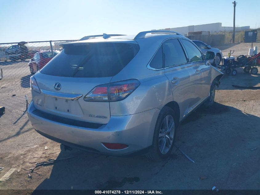 VIN 2T2BC1BA8FC003671 2015 LEXUS RX 450H no.4