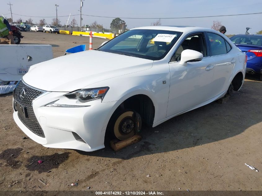 VIN JTHBA1D21G5035584 2016 Lexus IS, 200T no.2