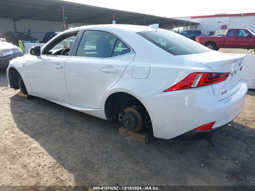 VIN JTHBA1D21G5035584 2016 Lexus IS, 200T no.3