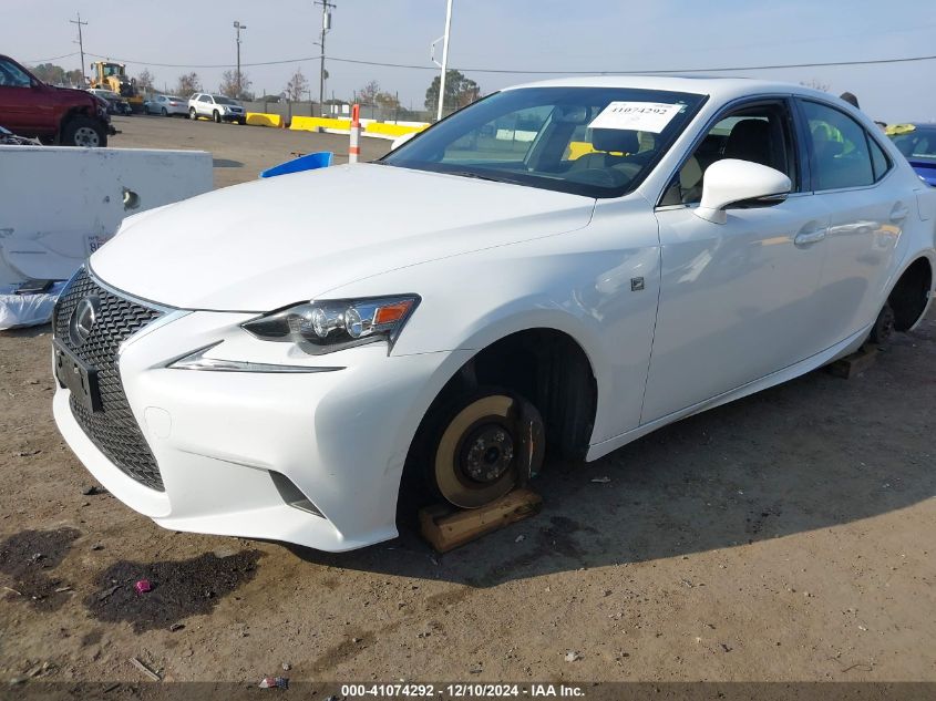 VIN JTHBA1D21G5035584 2016 Lexus IS, 200T no.6