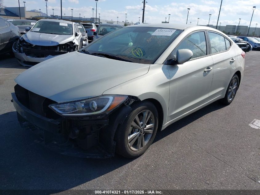 VIN KMHD84LF2HU224100 2017 Hyundai Elantra, SE no.2