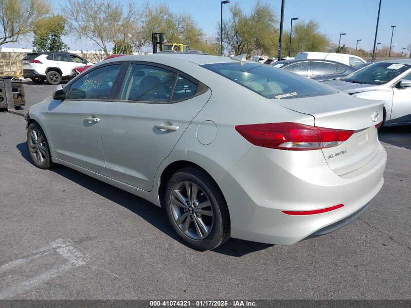 VIN KMHD84LF2HU224100 2017 Hyundai Elantra, SE no.3