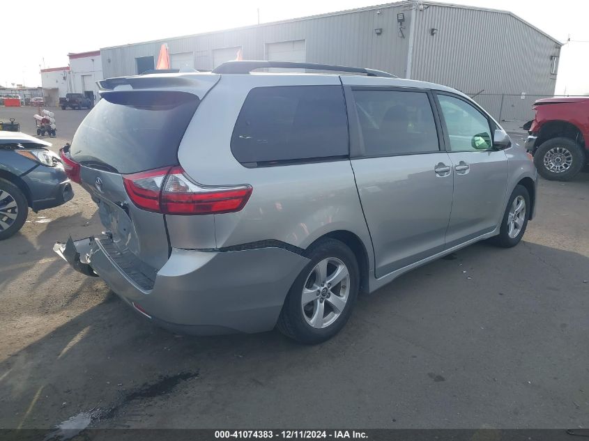 VIN 5TDKZ3DC9LS046500 2020 Toyota Sienna, LE no.4