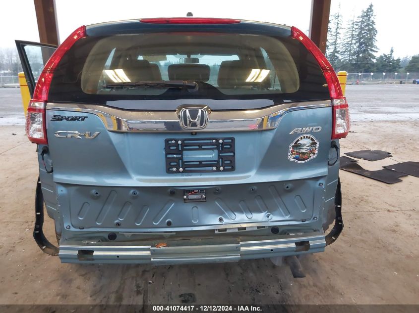 2015 Honda Cr-V Lx VIN: 2HKRM4H33FH642886 Lot: 41074417