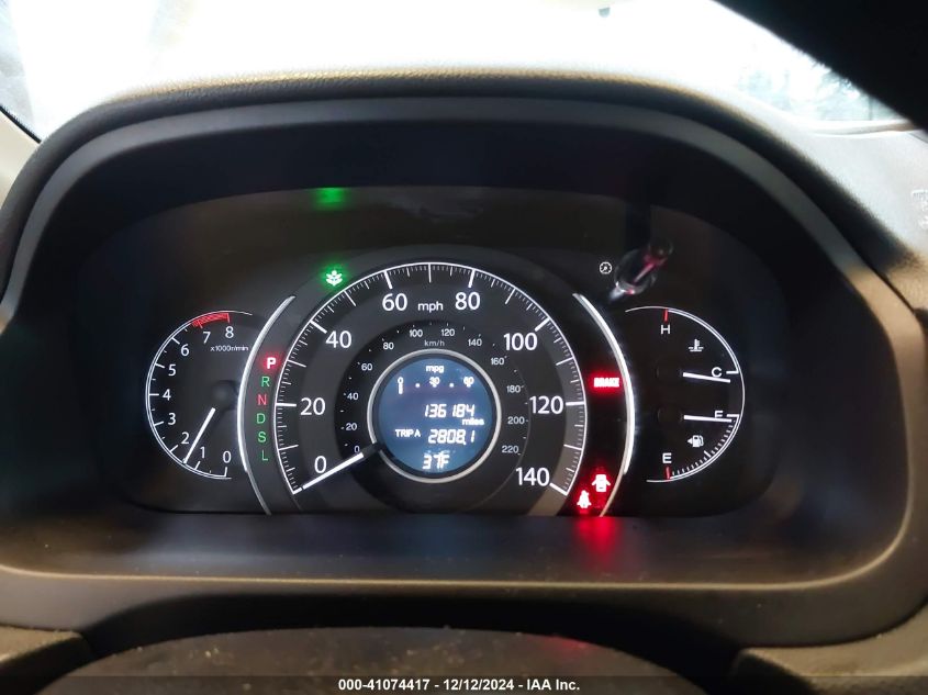 2015 Honda Cr-V Lx VIN: 2HKRM4H33FH642886 Lot: 41074417