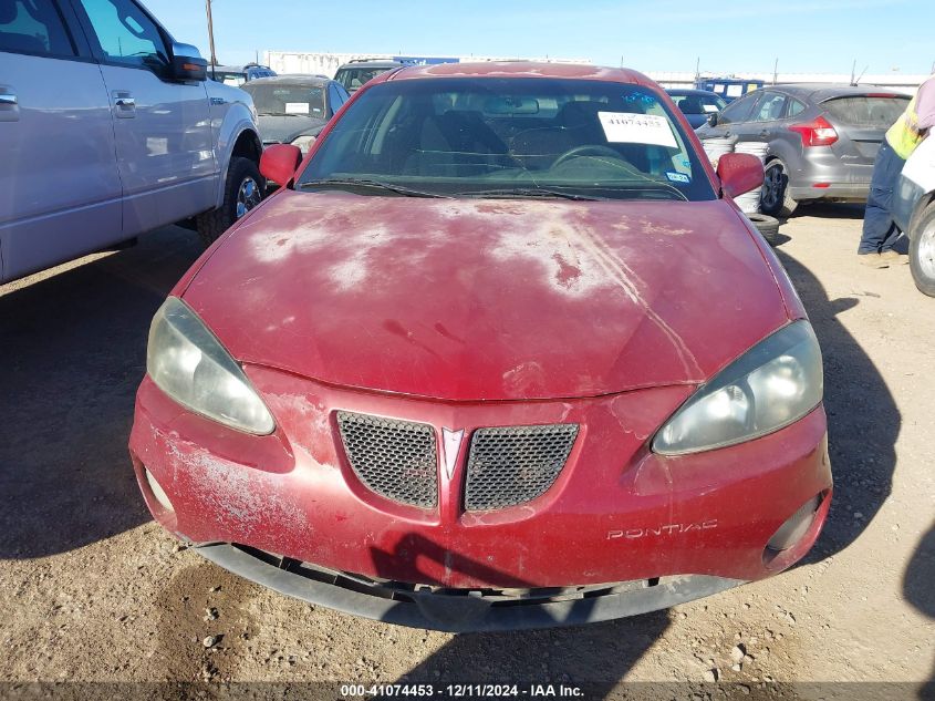 2006 Pontiac Grand Prix VIN: 2G2WP552861104766 Lot: 41074453