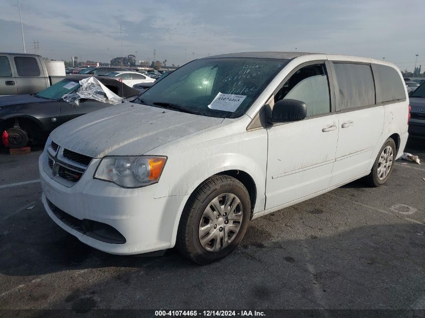 VIN 2C4RDGBG6GR379682 2016 DODGE GRAND CARAVAN no.2