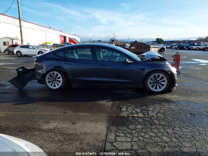 2022 TESLA MODEL 3 REAR-WHEEL DRIVE - 5YJ3E1EA9NF145116