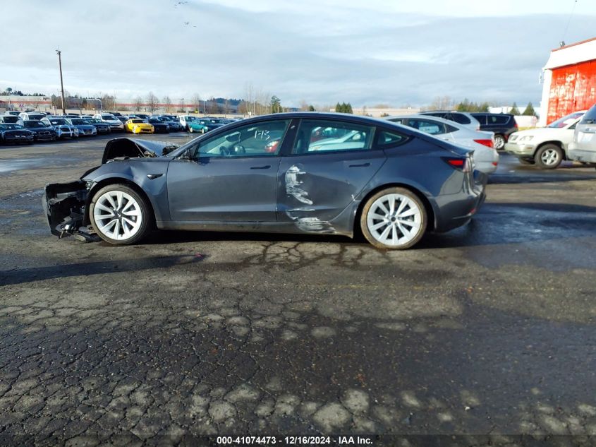 2022 TESLA MODEL 3 REAR-WHEEL DRIVE - 5YJ3E1EA9NF145116