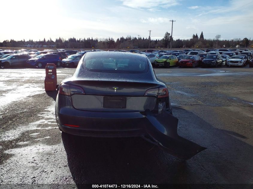 2022 Tesla Model 3 Rear-Wheel Drive VIN: 5YJ3E1EA9NF145116 Lot: 41074473