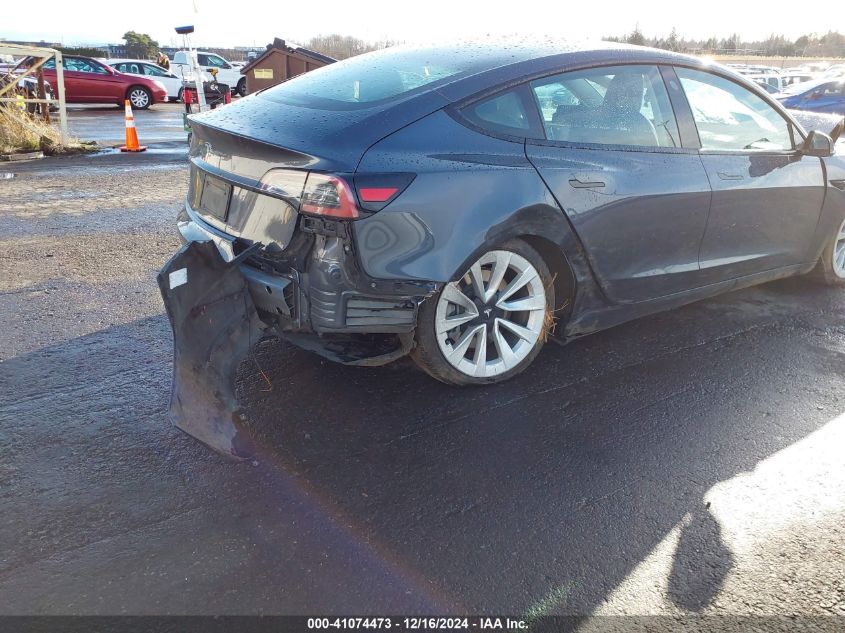 2022 TESLA MODEL 3 REAR-WHEEL DRIVE - 5YJ3E1EA9NF145116