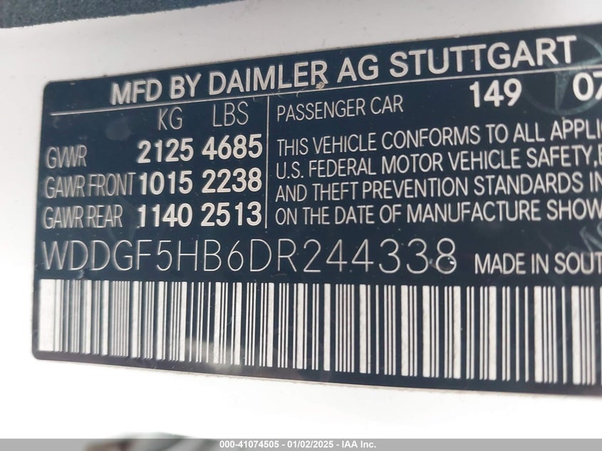 2013 MERCEDES-BENZ C 350 SPORT - WDDGF5HB6DR244338