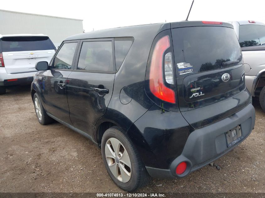 VIN KNDJN2A21F7136834 2015 KIA SOUL no.3