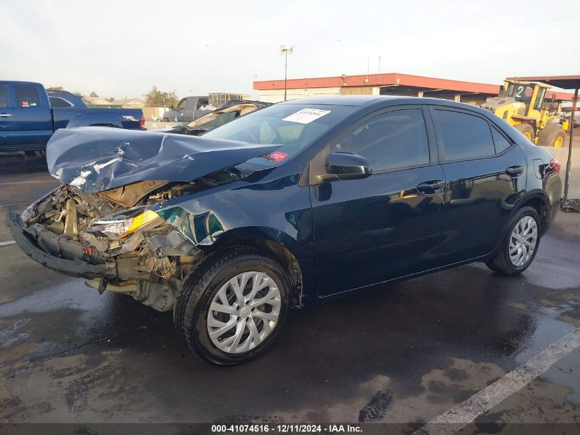 VIN 5YFBURHE1KP890597 2019 Toyota Corolla, LE no.2